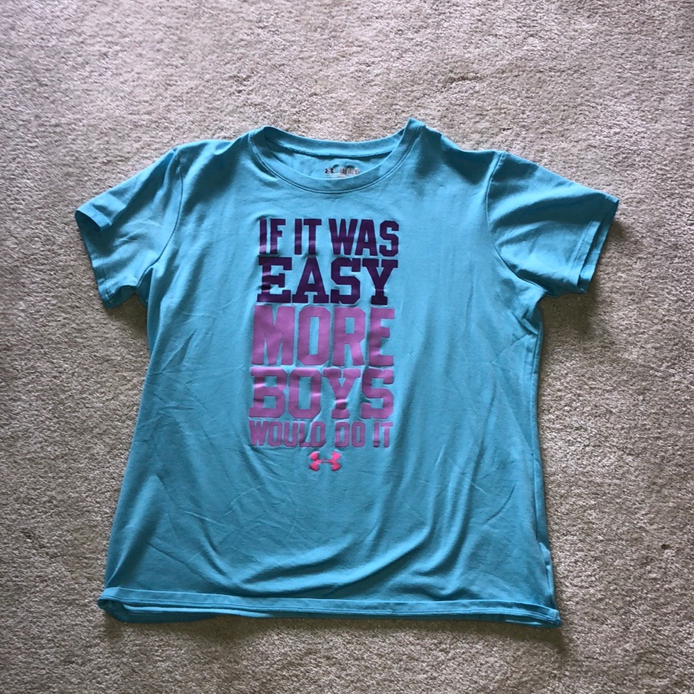 If it was easy MORE boys would do it Under Armour